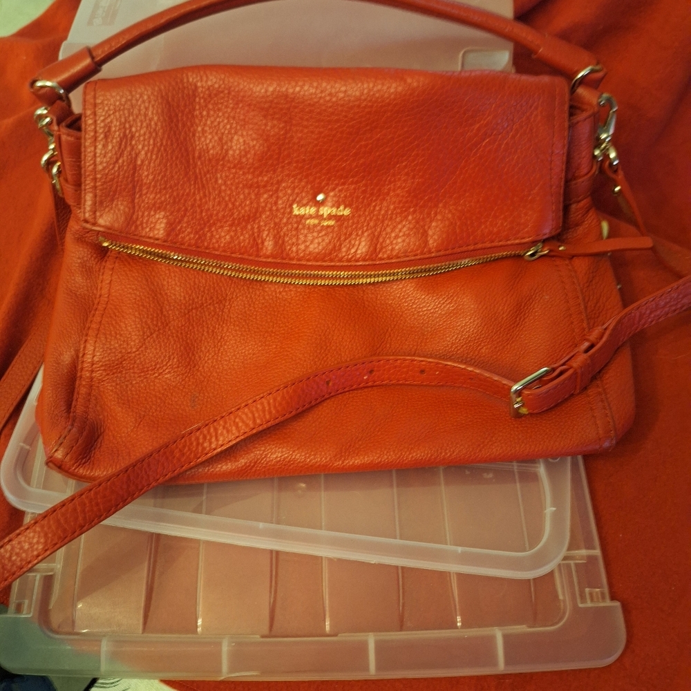 Kate Spade Vibrant Red Crossbody Bag